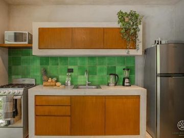 Condo en Suk-Ha 1BR ground floor TULUM (Solid internet)