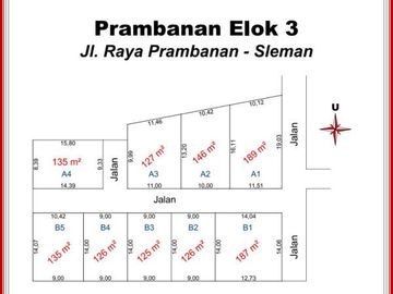 Kavling Prambanan Elok 3, Bisa Cicil 12x, Bonus Motor Vario