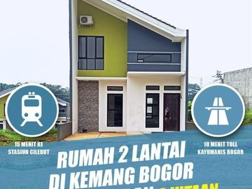 Rumah 2 lantai Tanpa DP cicilan 4jutaan Kemang Parung Bogor