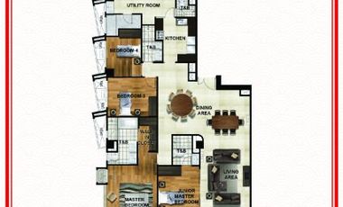 Four Bedroom For Sale in Four Season Riviera Binondo Manila