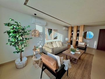 Departamento de lujo en venta frente al mar en torre JV, Costa de Oro, Veracruz.