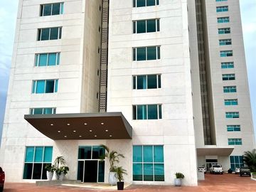 Departamento de lujo en venta frente al mar en torre JV, Costa de Oro, Veracruz.