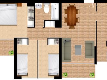 Departamento en Venta en Sector San Ramon, Condominio Alta Hacienda