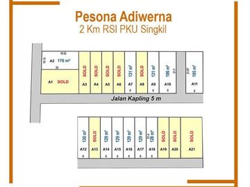 Hanya 70 Jt-an: Kavling Dekat RSI PKU Singkil Adiwerna: SHM