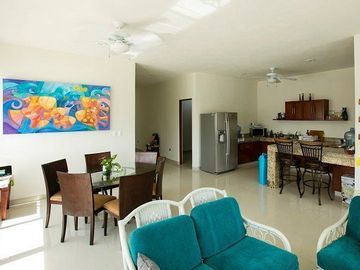 DEPARTAMENTO EN LA PLAYA  EN MERIDA CON ALBERCA EN SAN BRUNO KM 23.5