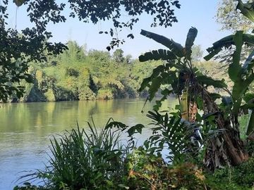 GORGEOUS 5 BED / 5 BATH HOME WITH 155 METERS OF RIVERSIDE JUST 15 KM FROM DOWNTOWN KANCHANABURI!!!