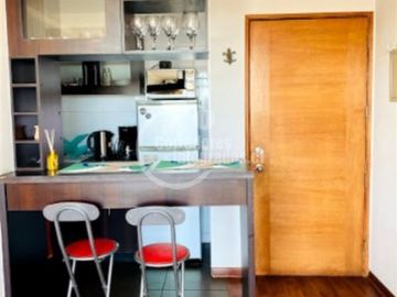 Departamento amoblado en venta de 1 dorm. en Santiago