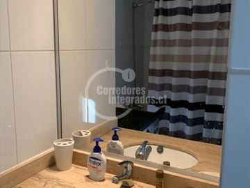 Departamento amoblado en venta de 1 dorm. en Santiago