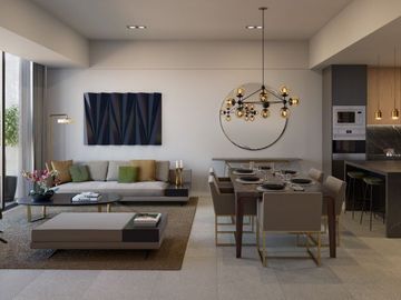 Apartamento con 10,000 m2 de bosque privado, pozo de agua, cine, muro de escalar