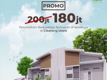 Rumah termurah dicikarang utara 3km ke jakarta hanya 180Jta