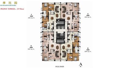1 BEDROOM FOR SALE IN FOUR SEASON RIVIERA BINONDO
