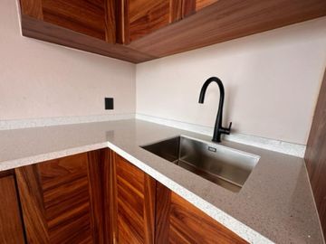 Departamento con vista al mar, alberca, cerca de Playa Arrocito, en venta Huatul