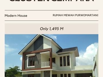 RUMAH DIJUAL DI PURWOMARTANI SLEMAN LOKASI DEKAT CANDI SAMBISARI