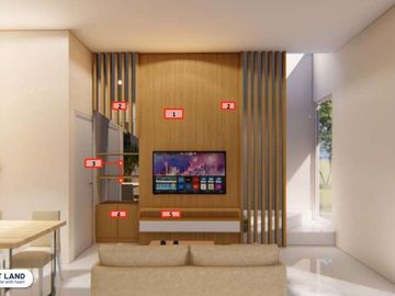 RUMAH LEBAR 7X8 ZUMA@NORTH MALIBU DI GADING SERPONG