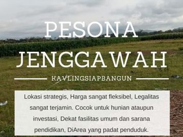 LAHAN MATANG SIAP BANGUN KAVLING DEKAT PASAR JENGGAWAH