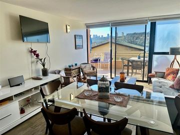 Depto en venta, 3 dorm. con vvista al mar/ Viña del Mar