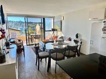 Depto en venta, 3 dorm. con vvista al mar/ Viña del Mar