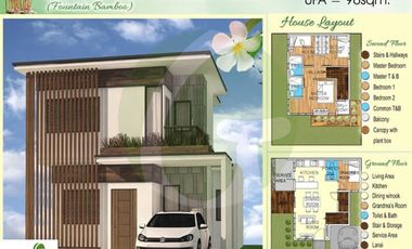 Single Attached Houses in Bamboo Bay Residences Liloan