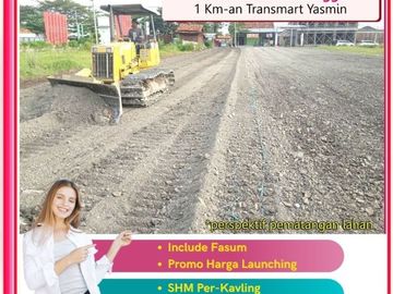 Tanah Kavling Hanya 1 Menit Ke Tol Yasmin