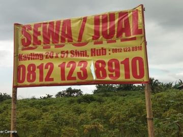 DISEWA KAVLING LOKASI STRATEGIS DI SUMMARECON BOGOR - JAWA BARAT