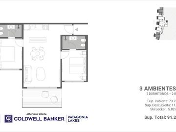 VENTA UF C102 Departamento Premium Vista Al Lago - Terrenal Luxury Villa la Angostura