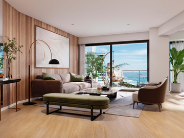 DEPARTAMENTO EN VENTA CON VISTA AL MAR EN PROYECTO