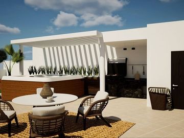 Apartamento  con lock off, terraza, bodega y cuarto de lavado,  con vista al bos