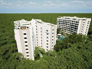 Apartamento  con lock off, terraza, bodega y cuarto de lavado,  con vista al bos