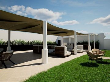 Apartamento  con lock off, terraza, bodega y cuarto de lavado,  con vista al bos