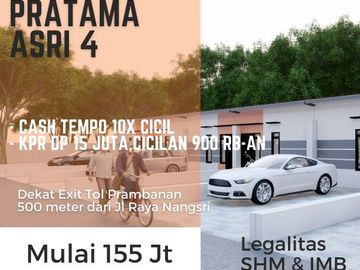 Rumah Murah Angsuran 900 Rb-an di Jogonalan Klaten