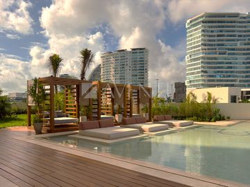 Departamento en Venta, SLS Bahía Beach, Puerto Cancún, Cancún