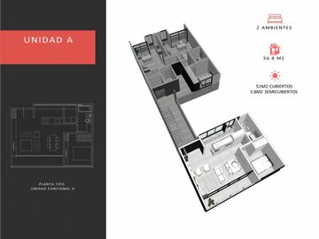 Departamento a estrenar en Martín Coronado