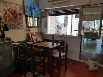 Departamento monoambiente en Venta en Recoleta, 1 ambiente 31 m2 piso alto, muy luminoso - Av Pueyrredón 1800