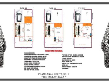 Rumah Etnik dengan lingkungan asri Prambanan dan luas tanah ideal