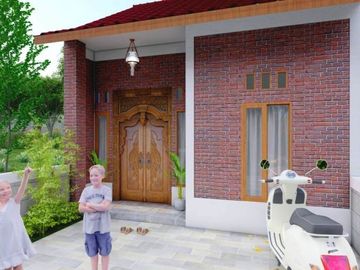 Rumah Etnik dengan lingkungan asri Prambanan dan luas tanah ideal