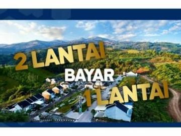 Rumah sudah 2 lantai dan dapat sisa lahan cicilannya ringan banget 1,5 jtan saja