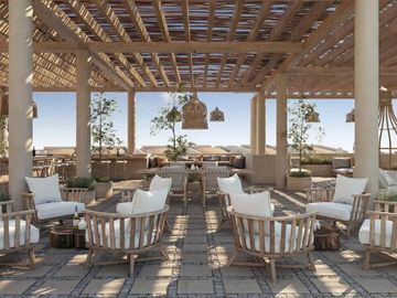 Penthouse vista al mar, pickleball, jacyuzzi, restaurante, venta San Jose