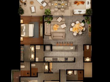 Condominio de lujo con alberca privada rodeado de naturaleza