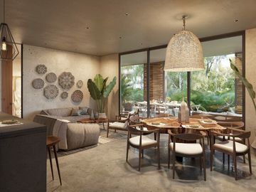Condominio de lujo con alberca privada rodeado de naturaleza