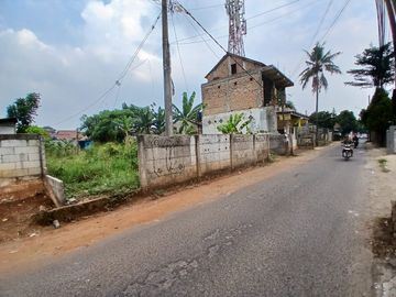 Tanah di Cinangka bentuk kantong , Akses jalan besar , luas 1168m2