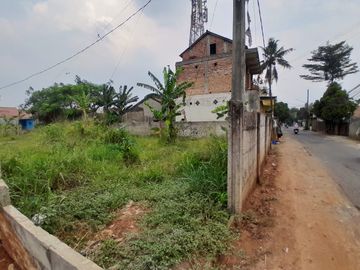 Tanah di Cinangka bentuk kantong , Akses jalan besar , luas 1168m2