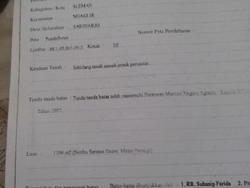 Dijual Tanah Dekat Hotel Hyatt di Jl Sadewa