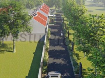 RUMAH MURAH RUAS JALAN LEBAR MOBIL MASUK BEBAS BNJIR