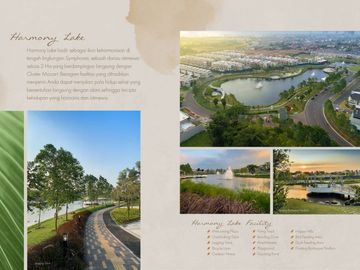 Mozart Symphonia Summarecon Serpong dekat Danau, rumah Canggih Modern, Split Level