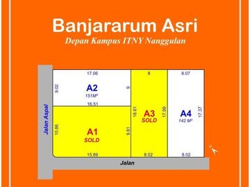 151 m2; Dekat KEK Borobudur Tanah Kawasan Wisata Jogja
