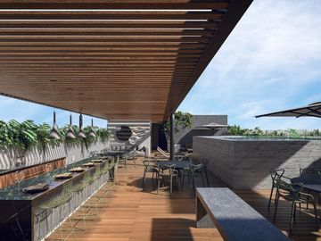 Depa con terraza en Montes de Amé| Acepta infonavit