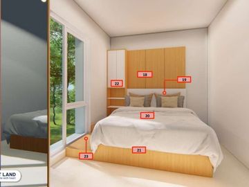 RUMAH LEBAR 7X8 HOEK ZUMA@NORTH MALIBU DI GADING SERPONG