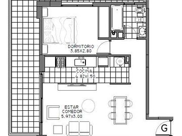 Departamento 2 Ambientes Venta Saenz Peña