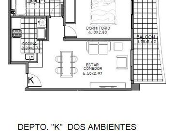 Departamento 2 Ambientes Venta Saenz Peña