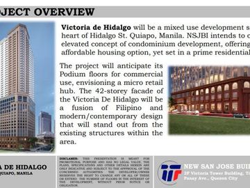 Murang Condo sa Manila (Perpetual Rights) VICTORIA DE HIDALGO